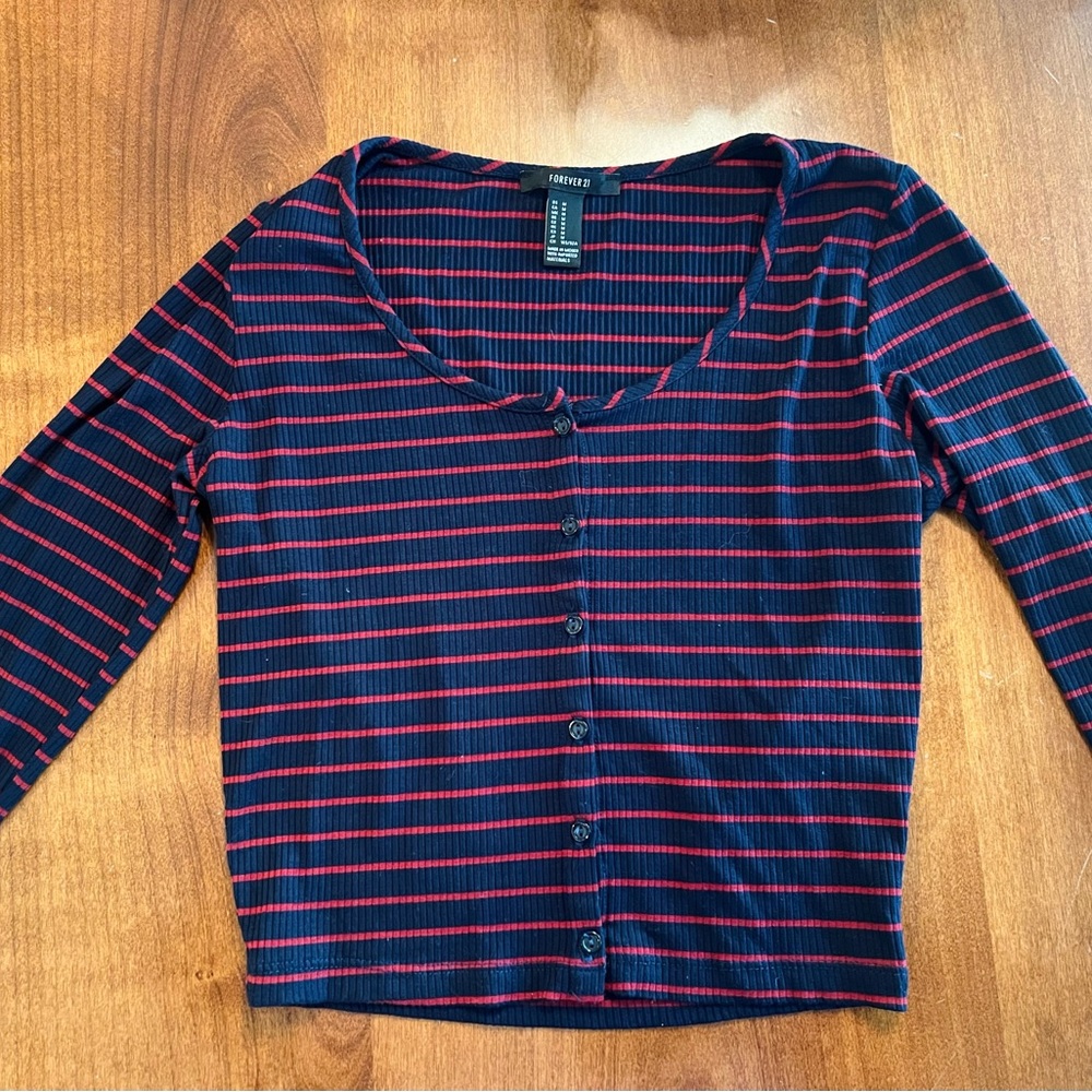 Forever 21 Striped Tee